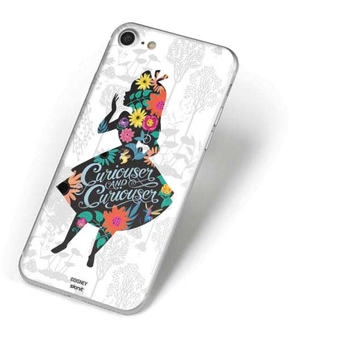 Disney Alice in Wonderland (animated) Silhouette Curiouser and Curiouser iPhone 7 Skin