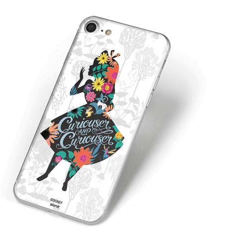Disney Alice in Wonderland (animated) Silhouette Curiouser and Curiouser iPhone 8 Skin