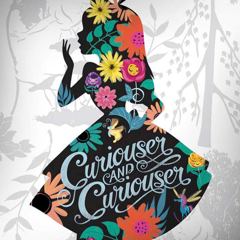 Disney Alice in Wonderland (animated) Silhouette Curiouser and Curiouser iPhone X Pro Case