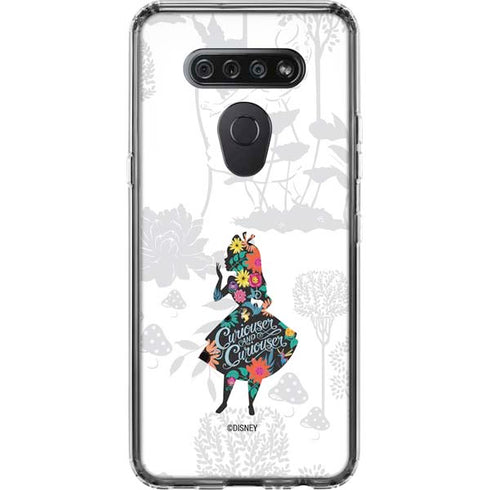 Disney Alice in Wonderland (animated) Silhouette Curiouser and Curiouser LG K51/Q51 Clear Case