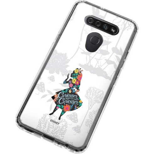 Disney Alice in Wonderland (animated) Silhouette Curiouser and Curiouser LG K51/Q51 Clear Case
