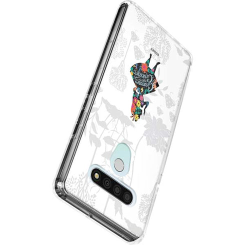 Disney Alice in Wonderland (animated) Silhouette Curiouser and Curiouser LG Stylo 6 Clear Case