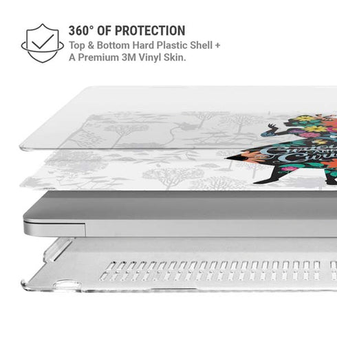 Disney Alice in Wonderland (animated) Silhouette Curiouser and Curiouser MacBook Air 13in M1 (2021) Case plus Skin