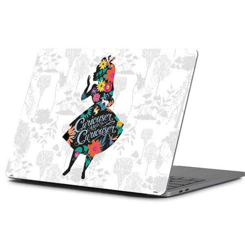 Disney Alice in Wonderland (animated) Silhouette Curiouser and Curiouser Apple MacBook Pro 13-inch Skin