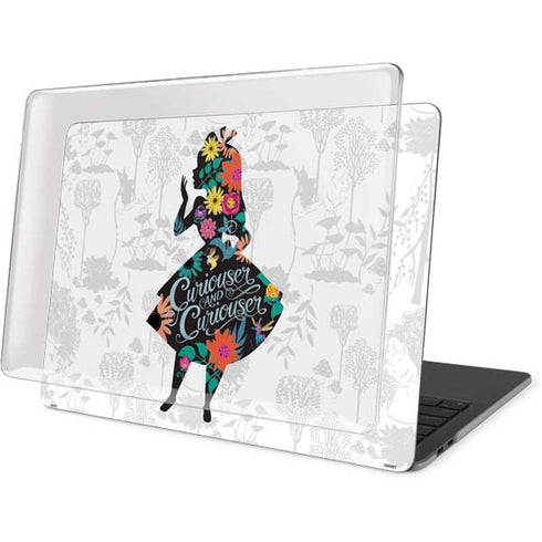Disney Alice in Wonderland (animated) Silhouette Curiouser and Curiouser MacBook Pro 13in (2020) Case plus Skin