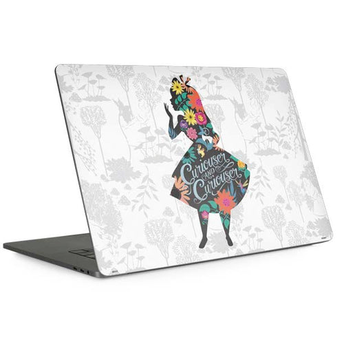 Disney Alice in Wonderland (animated) Silhouette Curiouser and Curiouser Apple MacBook Pro 15-inch Skin