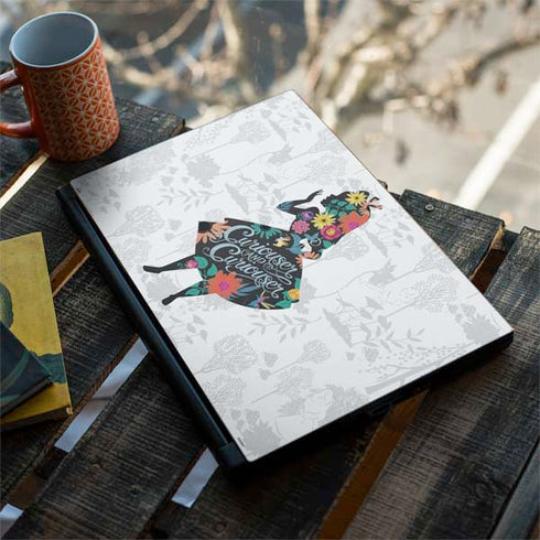 Disney Alice in Wonderland (animated) Silhouette Curiouser and Curiouser MSI GS65 Stealth Laptop Skin