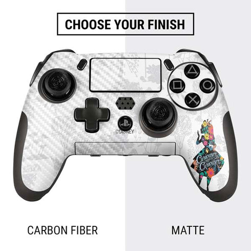 Disney Alice in Wonderland (animated) Silhouette Curiouser and Curiouser PlayStation Scuf Vantage 2 Controller Skin