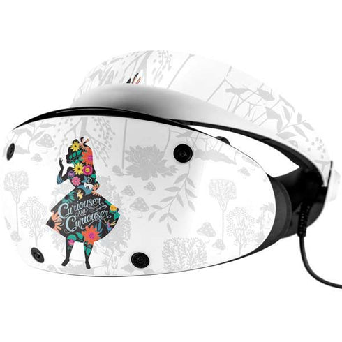 Disney Alice in Wonderland (animated) Silhouette Curiouser and Curiouser PlayStation VR2 Skin