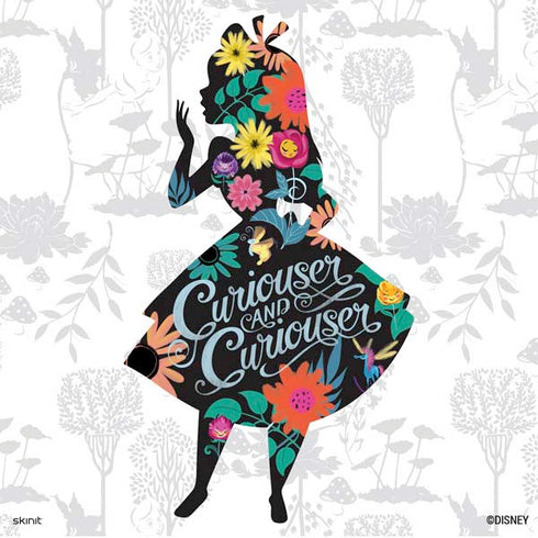 Disney Alice in Wonderland (animated) Silhouette Curiouser and Curiouser PS4 Pro/Slim Controller Skin