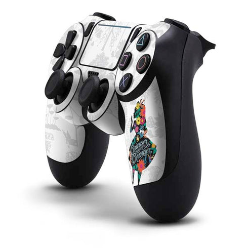 Disney Alice in Wonderland (animated) Silhouette Curiouser and Curiouser PS4 Pro/Slim Controller Skin
