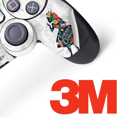 Disney Alice in Wonderland (animated) Silhouette Curiouser and Curiouser PS4 Pro/Slim Controller Skin