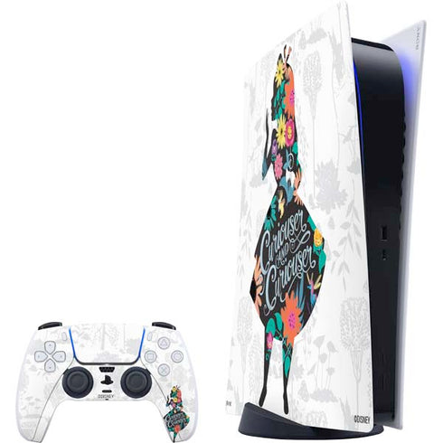Disney Alice in Wonderland (animated) Silhouette Curiouser and Curiouser PS5 Digital Edition Bundle Skin