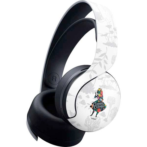 Disney Alice in Wonderland (animated) Silhouette Curiouser and Curiouser PULSE 3D Wireless Headset for PS5 Skin