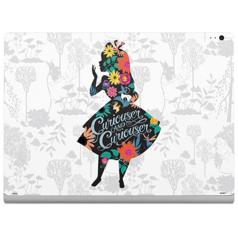Disney Alice in Wonderland (animated) Silhouette Curiouser and Curiouser Surface Book 2 15in Skin