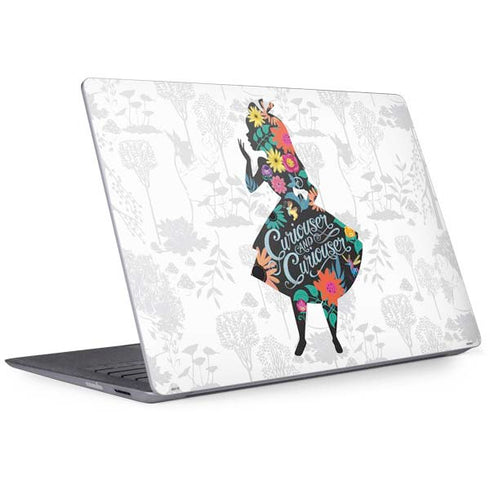 Disney Alice in Wonderland (animated) Silhouette Curiouser and Curiouser Surface Laptop 2 Skin