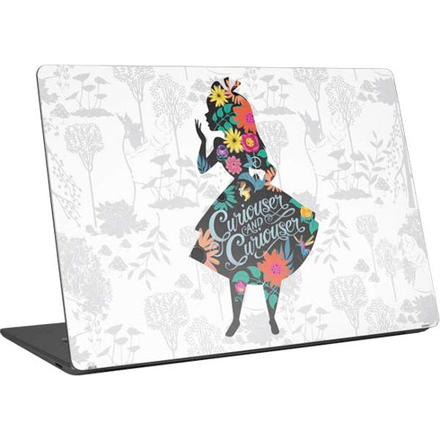 Disney Alice in Wonderland (animated) Silhouette Curiouser and Curiouser Surface Laptop 4 15in Skin