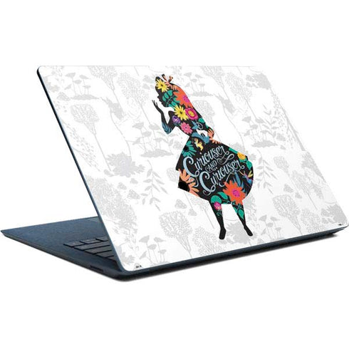 Disney Alice in Wonderland (animated) Silhouette Curiouser and Curiouser Surface Laptop Skin