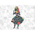 Disney Alice in Wonderland (animated) Silhouette Curiouser and Curiouser Surface Laptop Studio Skin