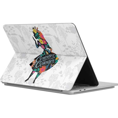 Disney Alice in Wonderland (animated) Silhouette Curiouser and Curiouser Surface Laptop Studio Skin