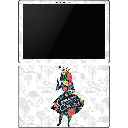 Disney Alice in Wonderland (animated) Silhouette Curiouser and Curiouser Surface Pro 6 Skin