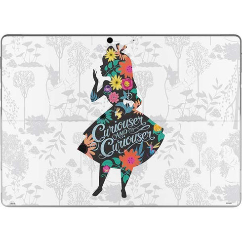Disney Alice in Wonderland (animated) Silhouette Curiouser and Curiouser Surface Pro 9 Skin