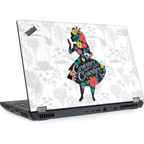 Disney Alice in Wonderland (animated) Silhouette Curiouser and Curiouser Lenovo ThinkPad Skin