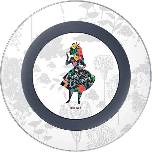 Disney Alice in Wonderland (animated) Silhouette Curiouser and Curiouser Wireless Charger Skin