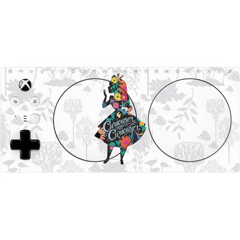 Disney Alice in Wonderland (animated) Silhouette Curiouser and Curiouser Xbox Adaptive Controller Skin