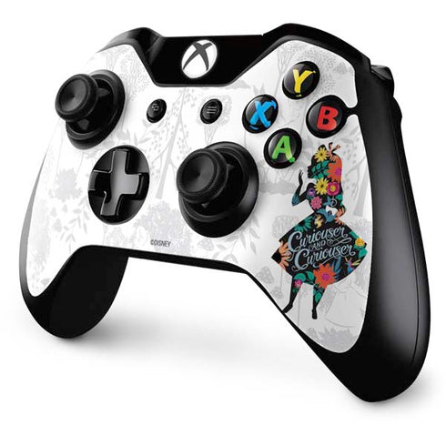 Disney Alice in Wonderland (animated) Silhouette Curiouser and Curiouser Xbox One Controller Skin