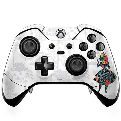 Disney Alice in Wonderland (animated) Silhouette Curiouser and Curiouser Xbox One Elite Controller Skin