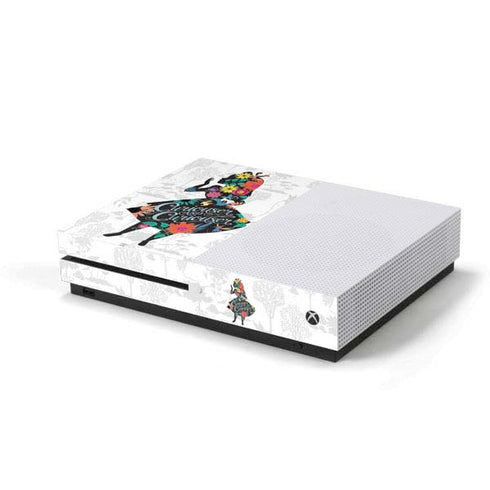 Disney Alice in Wonderland (animated) Silhouette Curiouser and Curiouser Xbox One S Console Skin