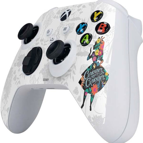 Disney Alice in Wonderland (animated) Silhouette Curiouser and Curiouser Xbox Series S Controller Skin