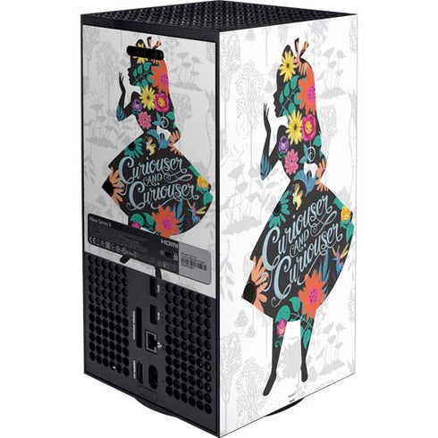 Disney Alice in Wonderland (animated) Silhouette Curiouser and Curiouser Xbox Series X Bundle Skin