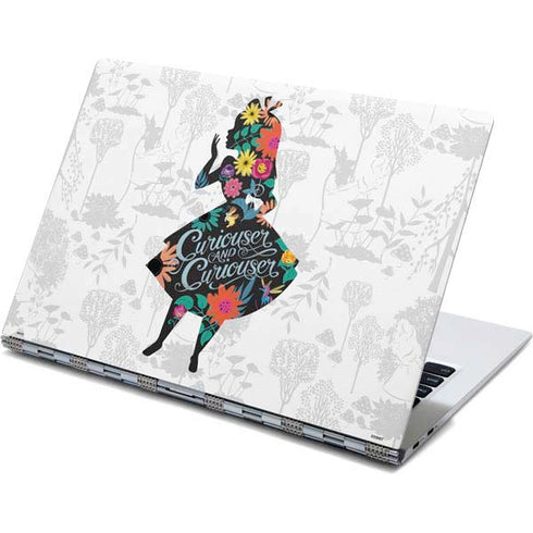 Disney Alice in Wonderland (animated) Silhouette Curiouser and Curiouser Yoga 910 2-in-1 14in Touch-Screen Skin