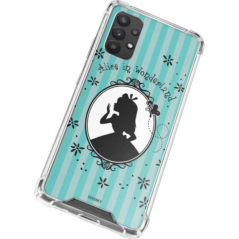 Disney Alice in Wonderland (animated) Silhouette in the Mirror Galaxy A32 5G Clear Case