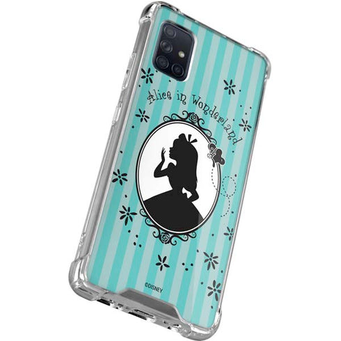 Disney Alice in Wonderland (animated) Silhouette in the Mirror Galaxy A71 5G Clear Case