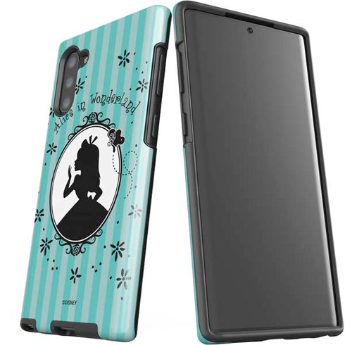 Disney Alice in Wonderland (animated) Silhouette in the Mirror Galaxy Note 10 Pro Case