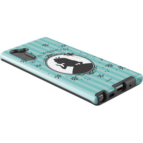 Disney Alice in Wonderland (animated) Silhouette in the Mirror Galaxy Note 10 Pro Case