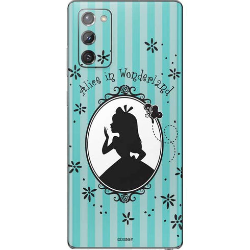 Disney Alice in Wonderland (animated) Silhouette in the Mirror Galaxy Note20 5G Skin