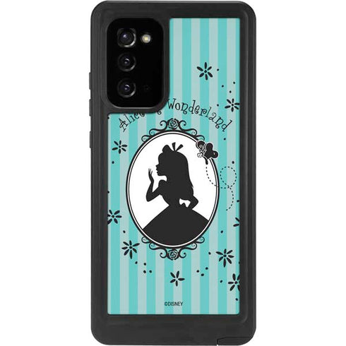 Disney Alice in Wonderland (animated) Silhouette in the Mirror Galaxy Note20 5G Waterproof Case