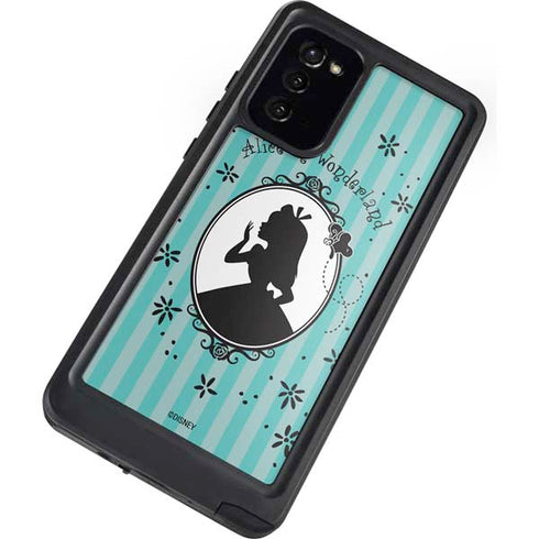 Disney Alice in Wonderland (animated) Silhouette in the Mirror Galaxy Note20 5G Waterproof Case