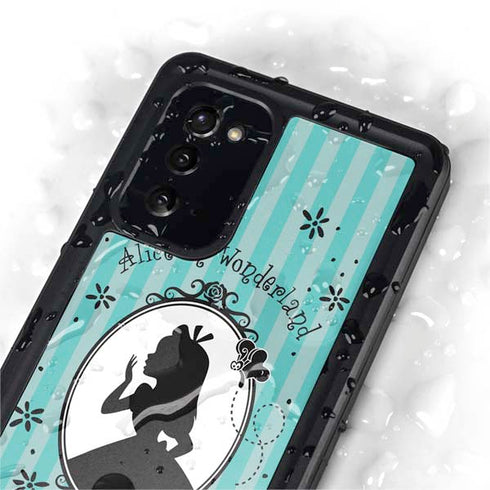 Disney Alice in Wonderland (animated) Silhouette in the Mirror Galaxy Note20 5G Waterproof Case