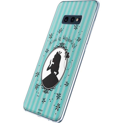 Disney Alice in Wonderland (animated) Silhouette in the Mirror Galaxy S10e Skin