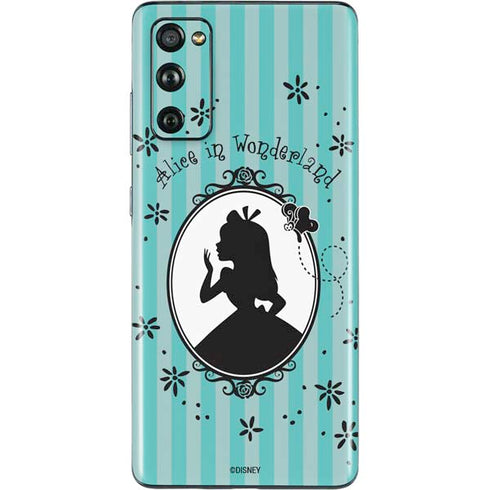 Disney Alice in Wonderland (animated) Silhouette in the Mirror Galaxy S20 Fan Edition Skin