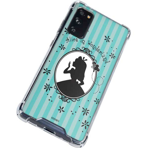 Disney Alice in Wonderland (animated) Silhouette in the Mirror Galaxy S20 FE Clear Case