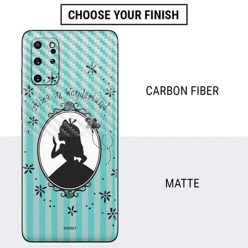 Disney Alice in Wonderland (animated) Silhouette in the Mirror Galaxy S20 Plus Skin