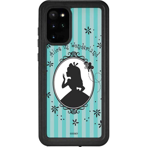 Disney Alice in Wonderland (animated) Silhouette in the Mirror Galaxy S20 Plus Waterproof Case