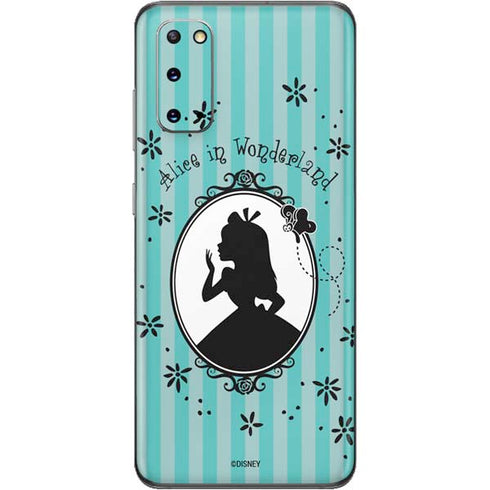 Disney Alice in Wonderland (animated) Silhouette in the Mirror Galaxy S20 Skin