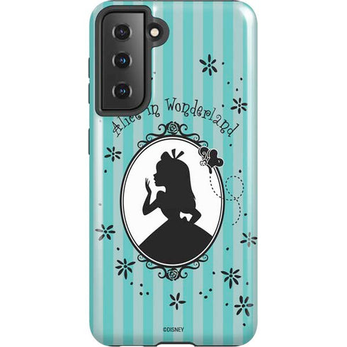 Disney Alice in Wonderland (animated) Silhouette in the Mirror Galaxy S21 5G Pro Case